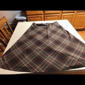 Ladies plaid skirt